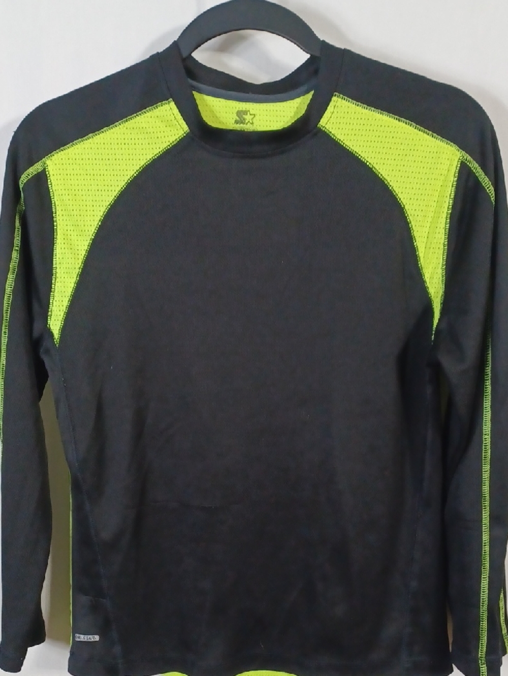 STARTER Black Top with Neon Yellow Back